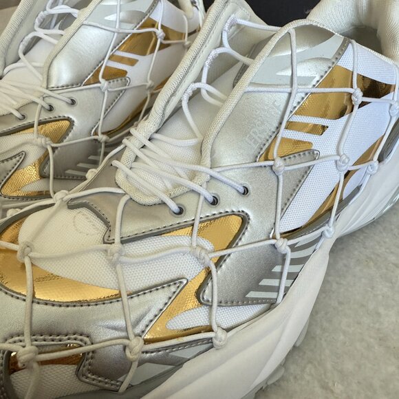 VERSACE Mercury M_VS_03 Rope, Leather and Mesh Sneakers. all sizes - Picture 13 of 16